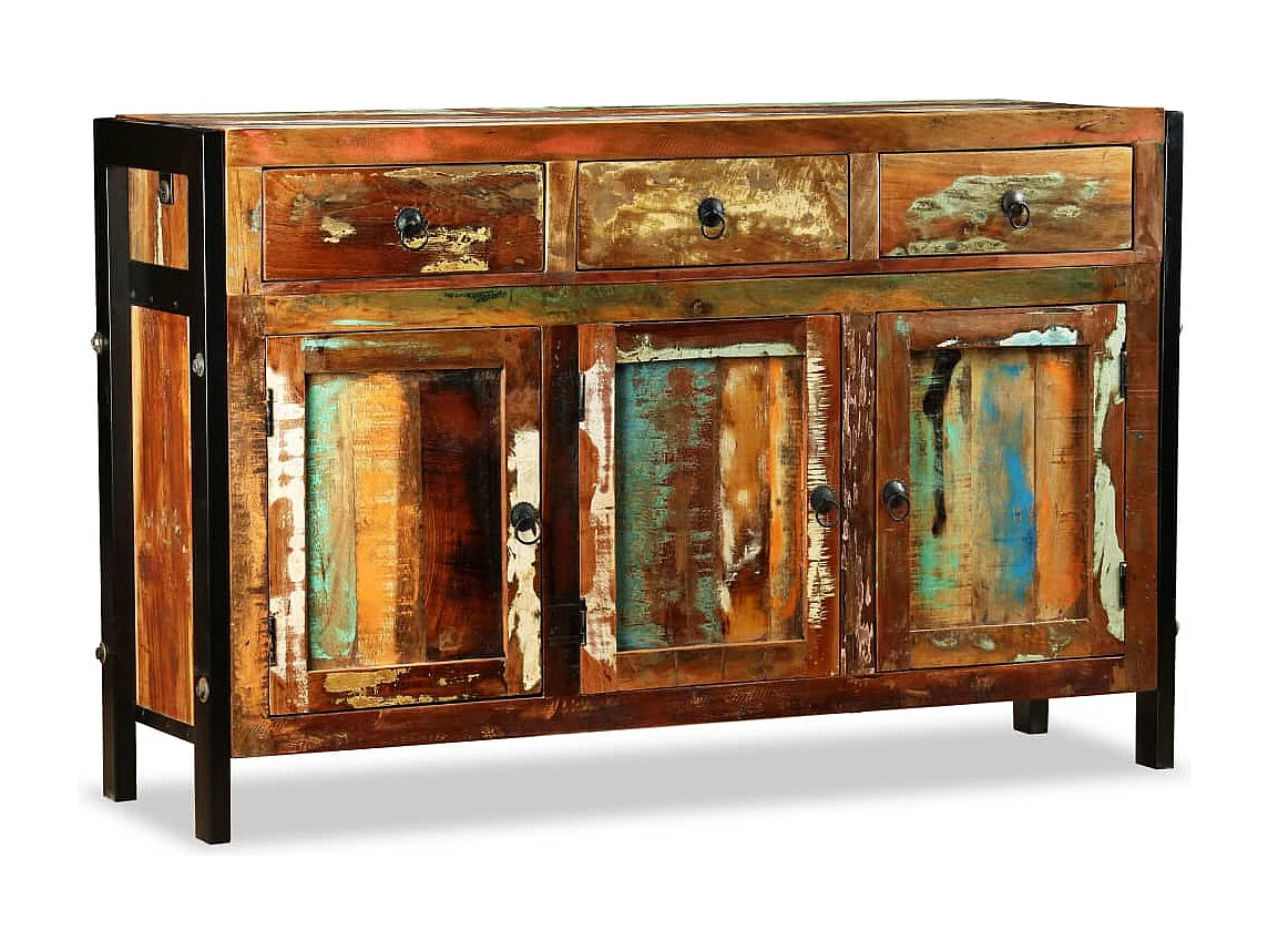 Buffet Bois de récupération massif 120x35x76 cm FR65444
