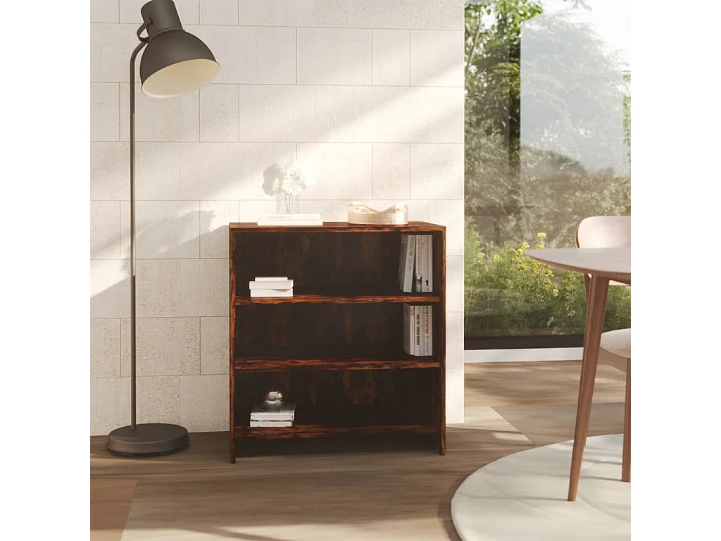 Buffet Chêne fumé 70x40,5x75 cm Bois d'ingénierie FR75513