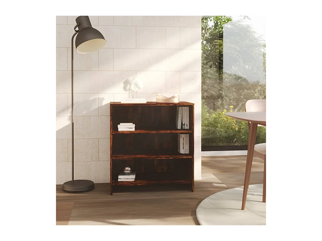 Buffet Chêne fumé 70x40,5x75 cm Bois d'ingénierie FR75513