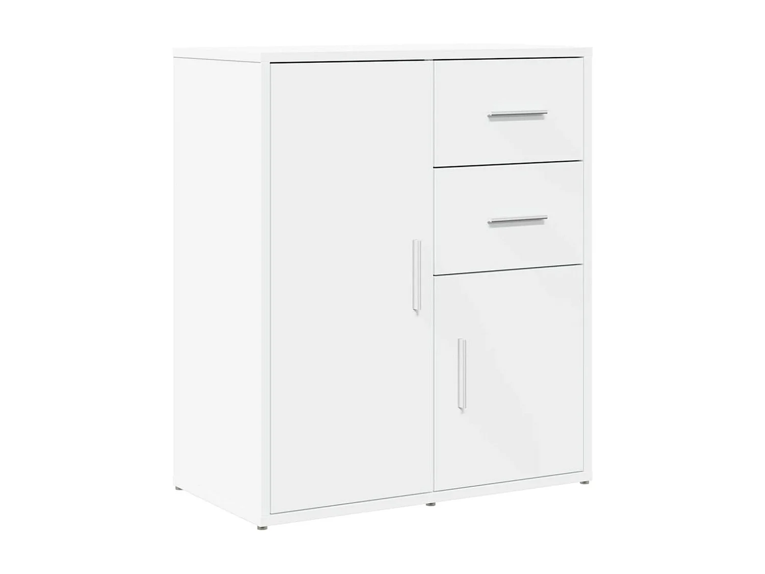 Buffet blanc 60x31x70 cm bois d'ingénierie FR48431