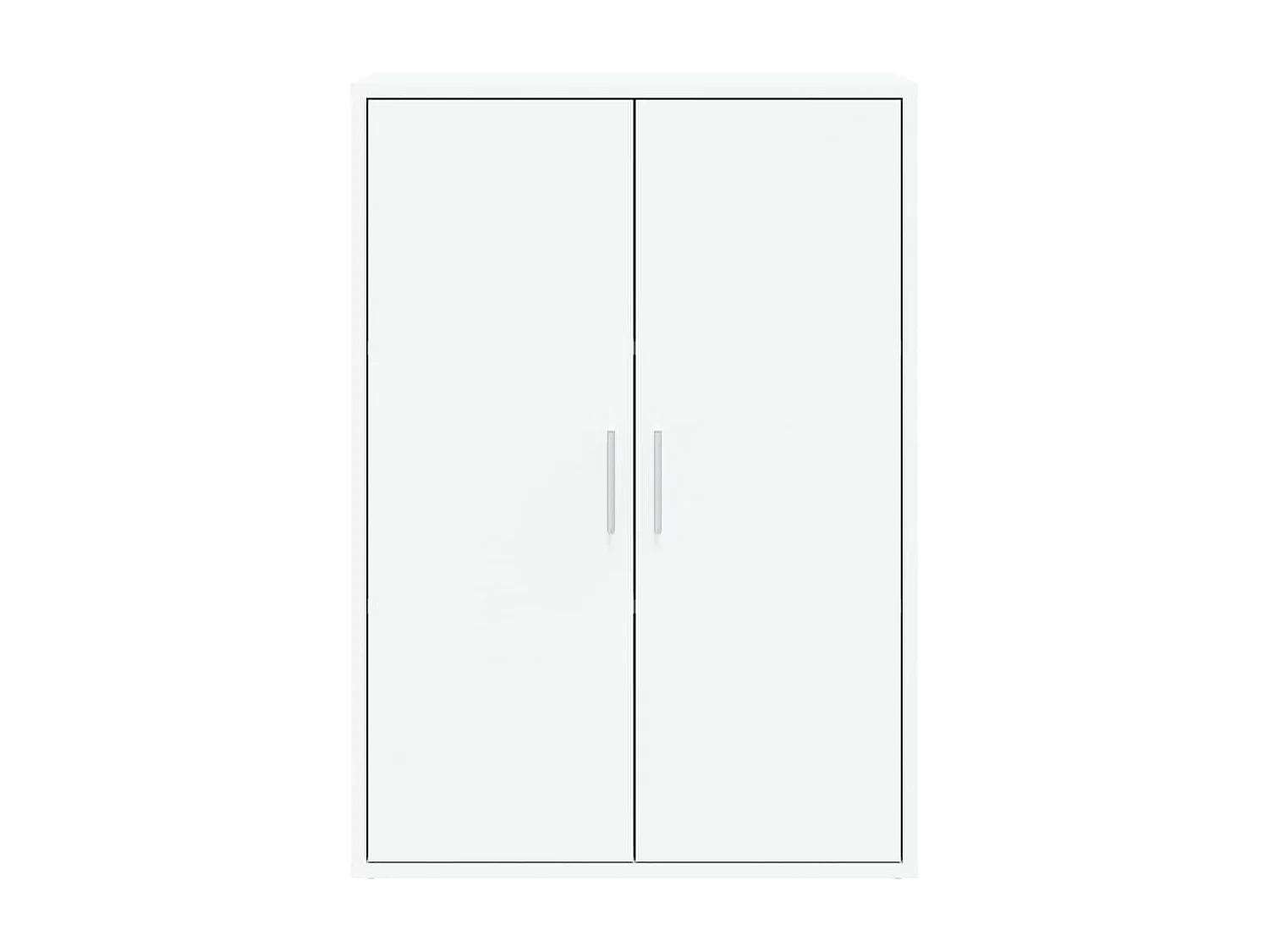 Buffets 2 pcs blanc 60x31x84 cm bois d'ingénierie FR51146