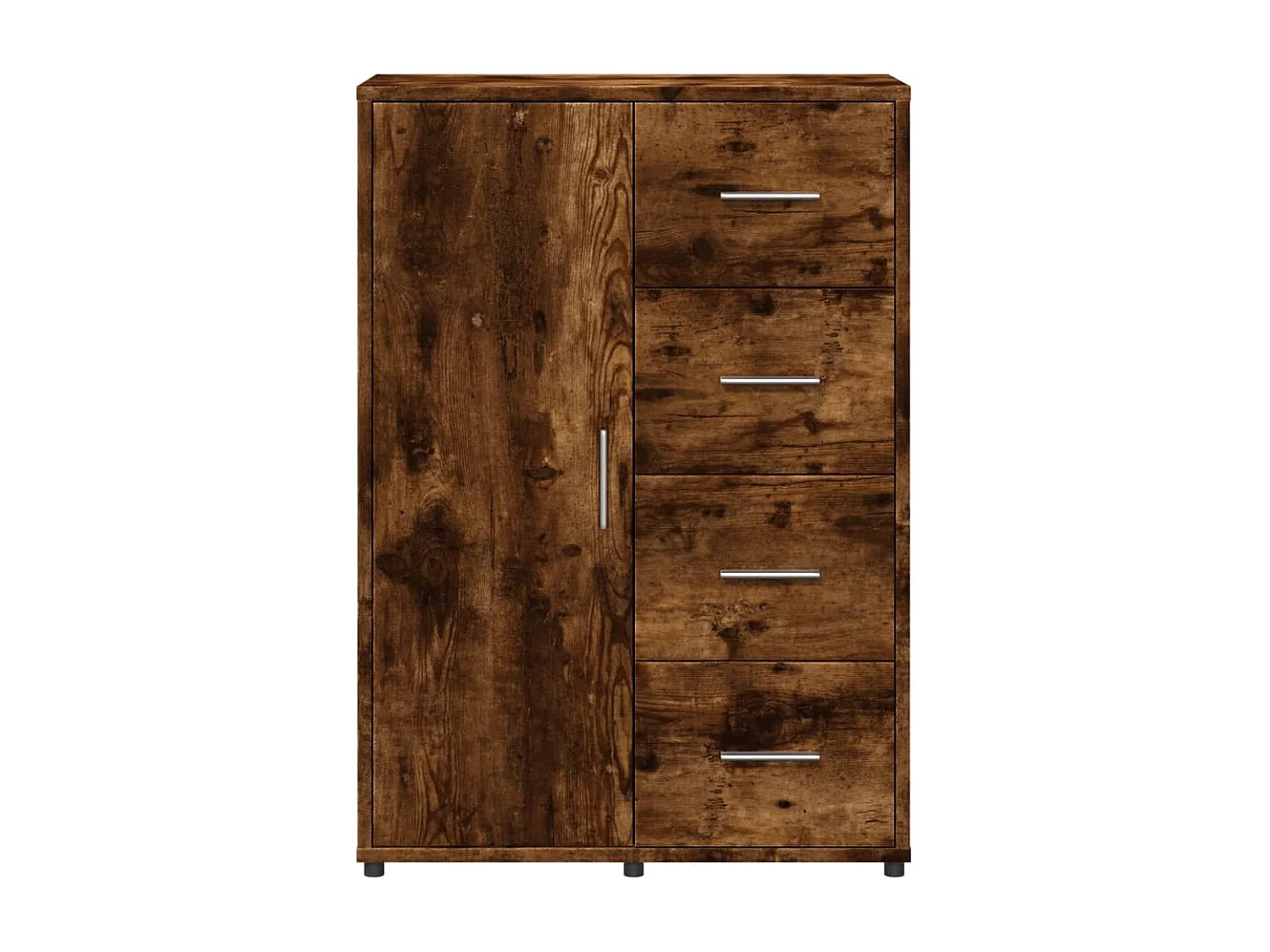 Buffet chêne fumé 60x31x84 cm bois d'ingénierie FR68693