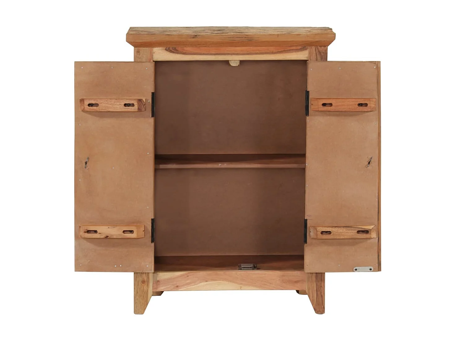 Buffet 55x33x75 cm bois massif d'acacia et bois de récupération FR43352