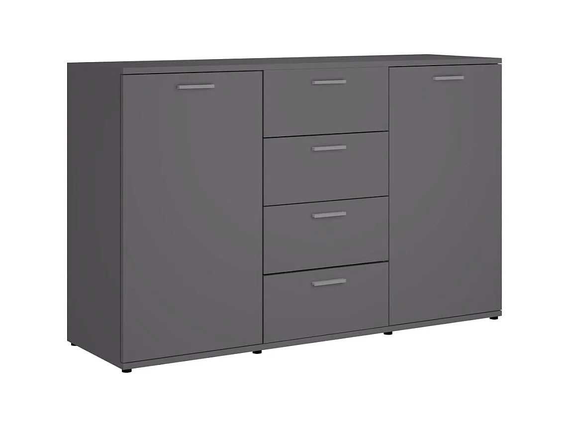 Buffet Gris 120x35,5x75 cm Bois d'ingénierie FR24845