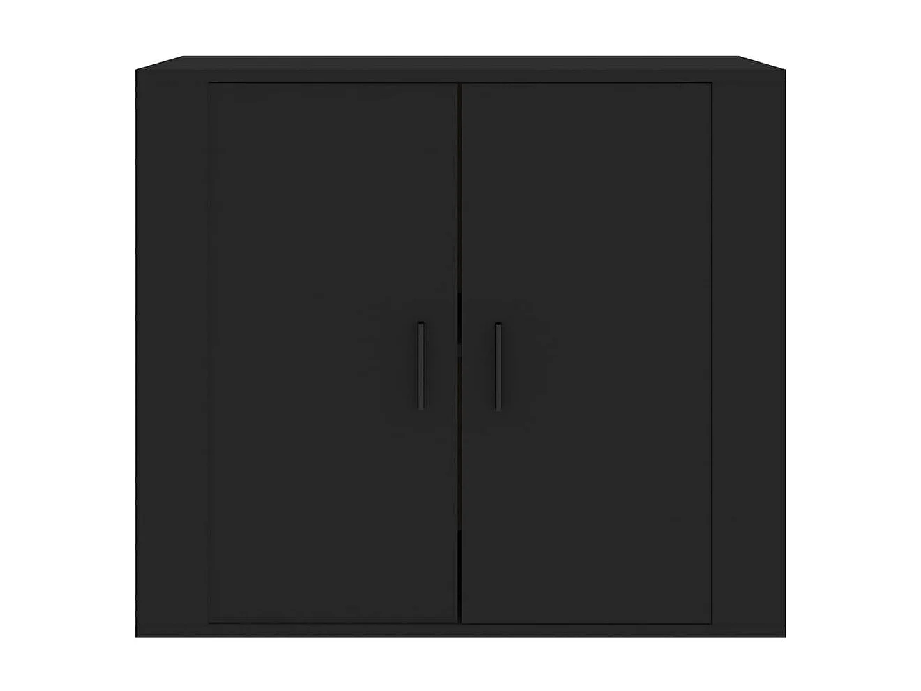 Buffet Noir 80x33x70 cm Bois d'ingénierie FR23522