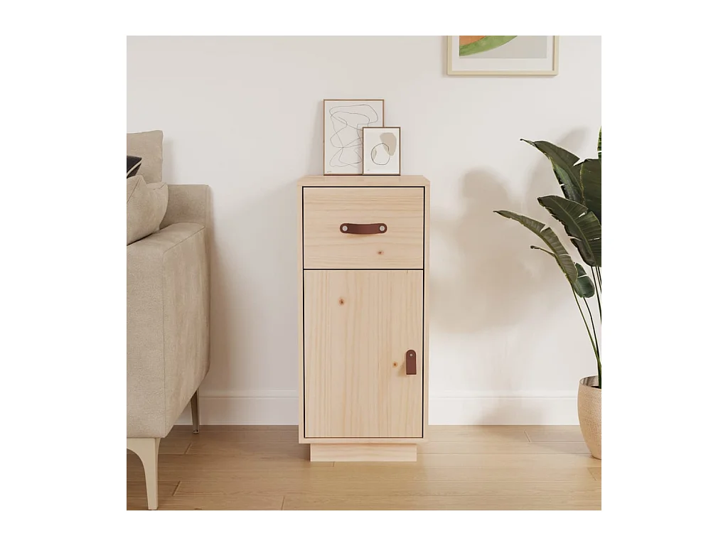 Buffet 34x40x75 cm Bois massif de pin FR89458