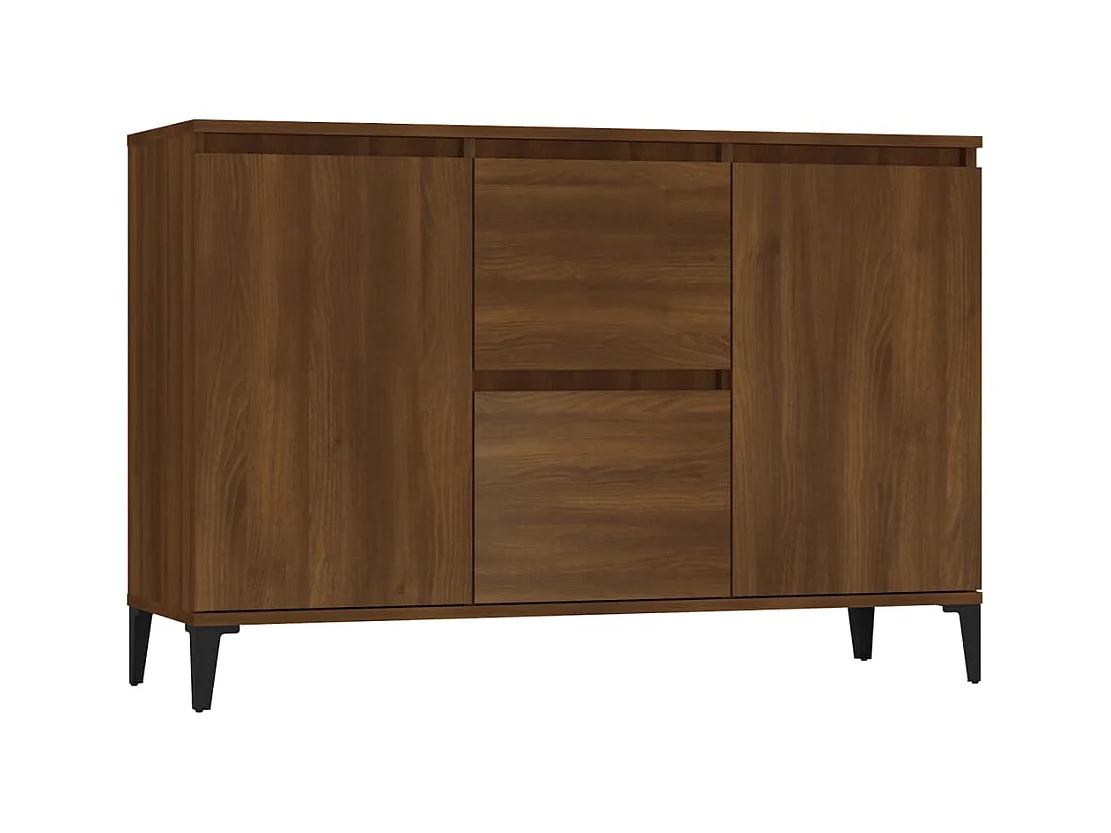 Buffet Chêne marron 104x35x70 cm Bois d'ingénierie FR10170