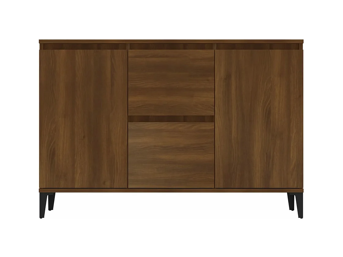 Buffet Chêne marron 104x35x70 cm Bois d'ingénierie FR10170