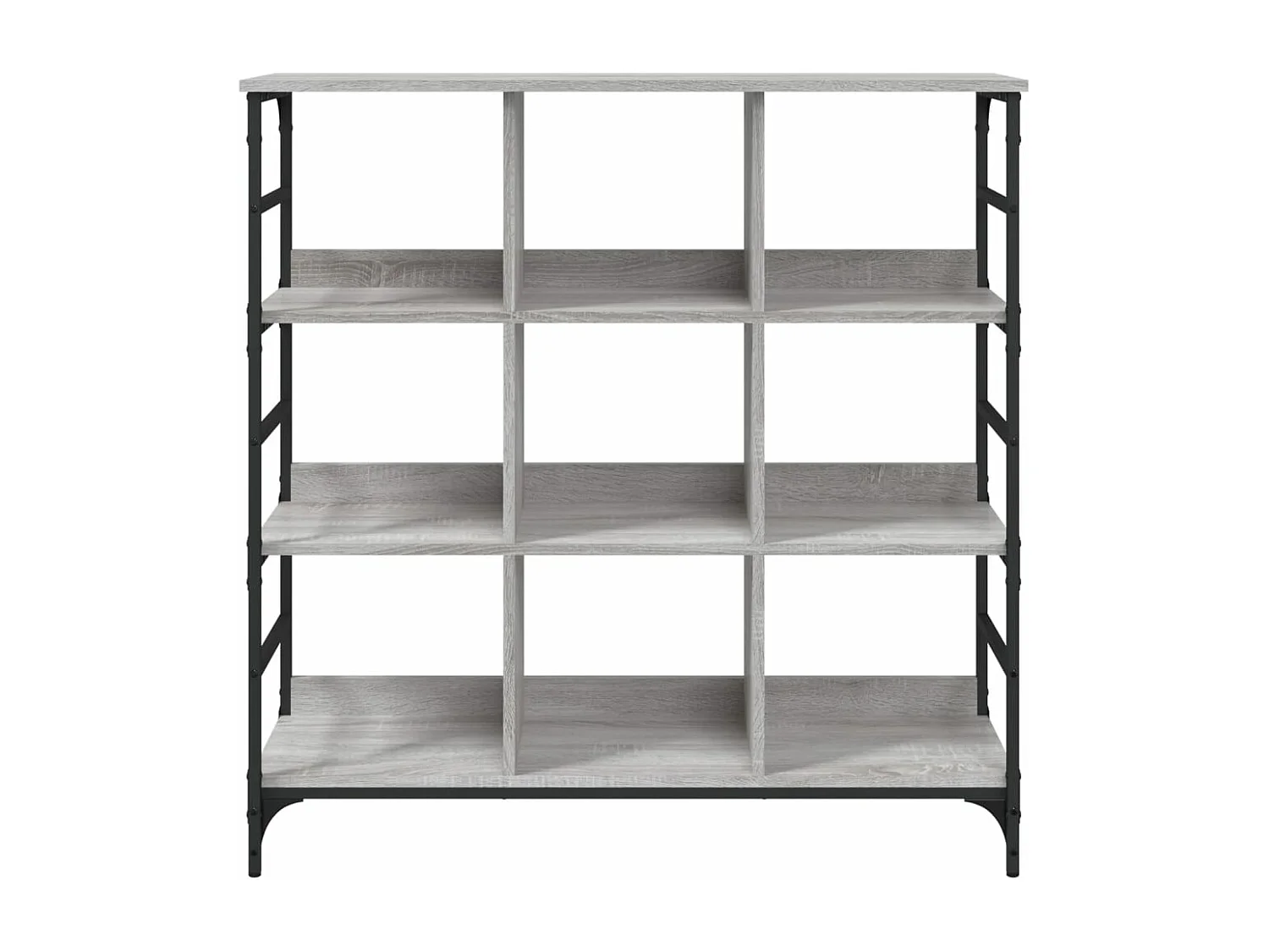 Aparador de madera de ingeniería gris Sonoma 102x32x103,5 cm ES616204