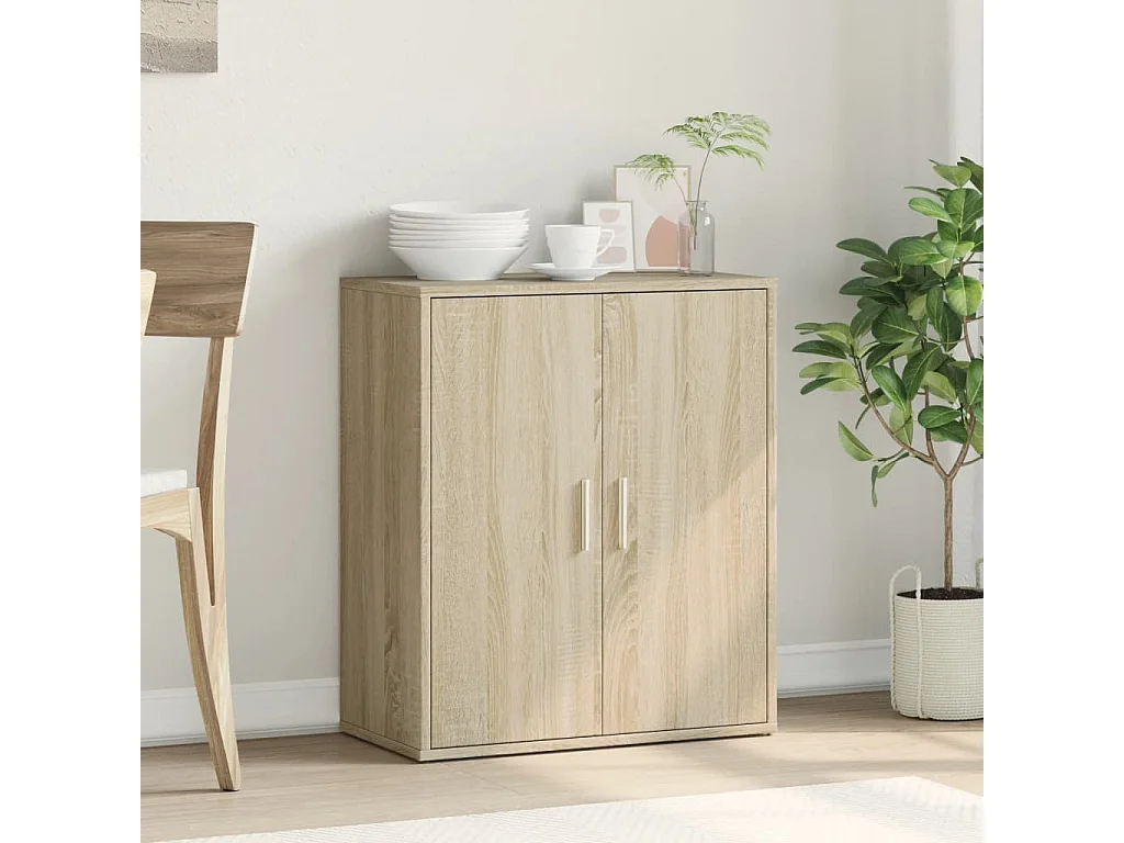 Buffet chêne sonoma 60x31x70 cm bois d'ingénierie FR64311