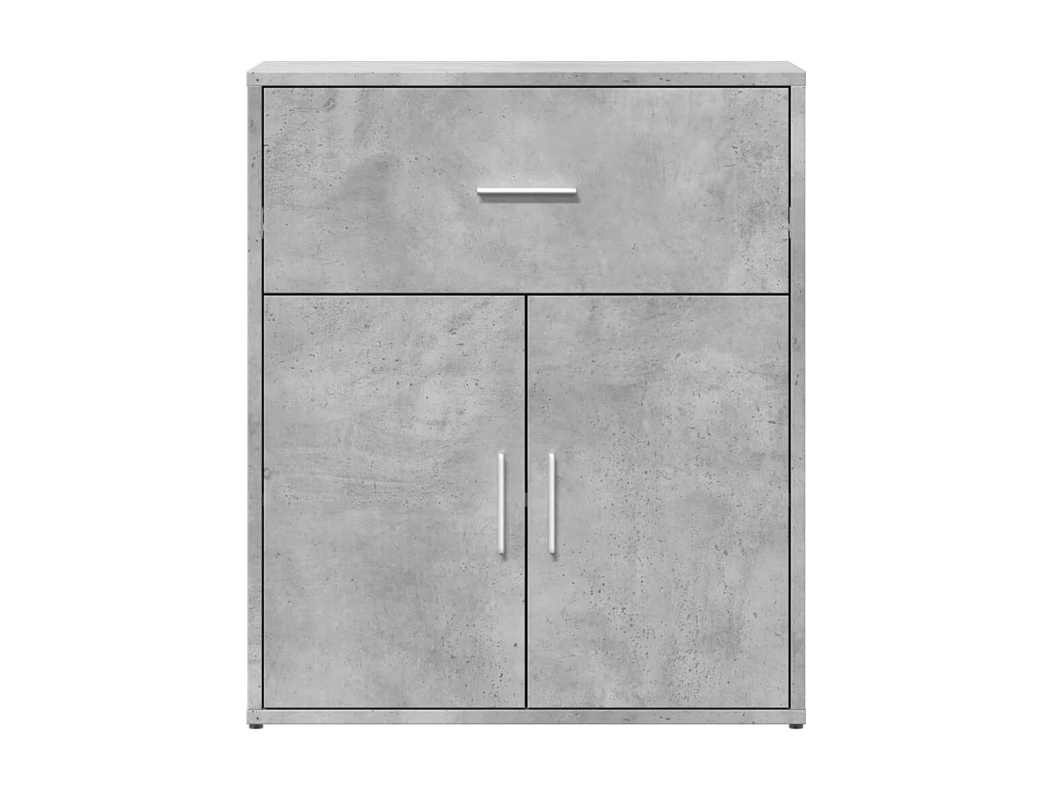 Dressoirs 2 st 60x31x70 cm bewerkt hout betongrijs BE516105