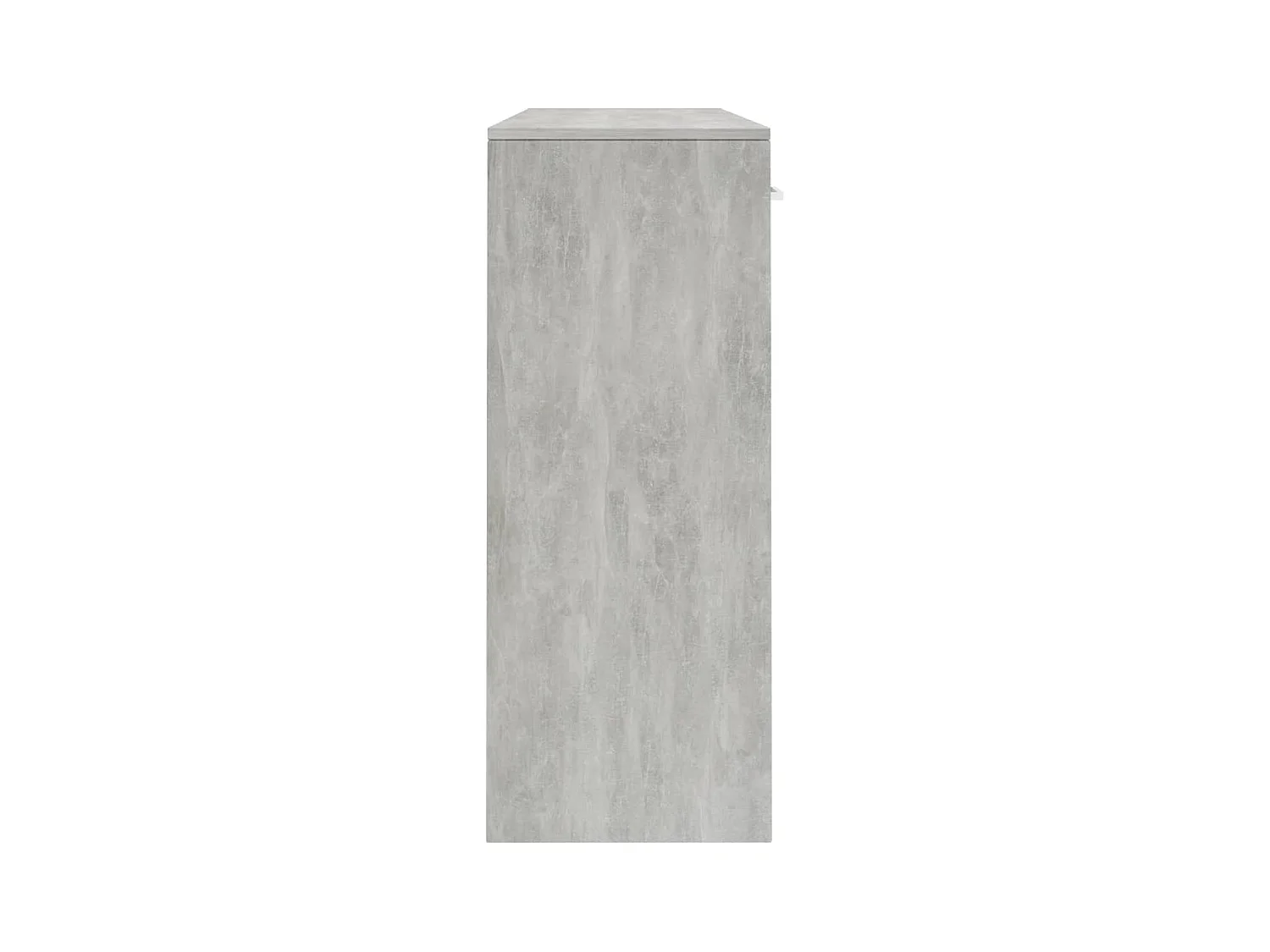 Dressoir 110x30x75 cm bewerkt hout betongrijs BE590815