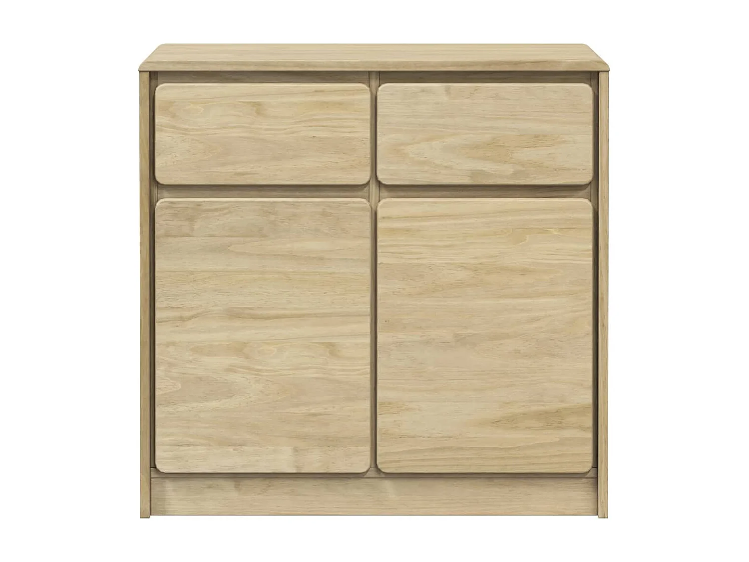 Aparador SAUDA madera maciza pino roble 80x43x75,5 cm ES803024