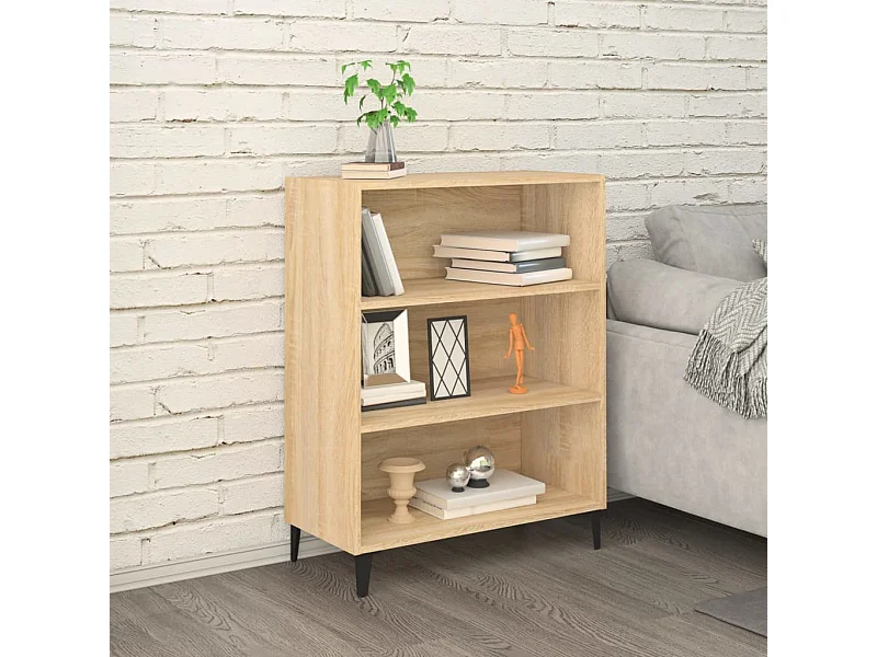 Buffet Chêne sonoma 69,5x32,5x90 cm Bois d'ingénierie FR33714