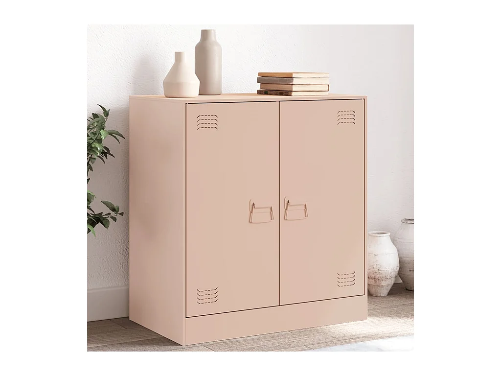 Buffet rose 67x39x73 cm acier FR15098