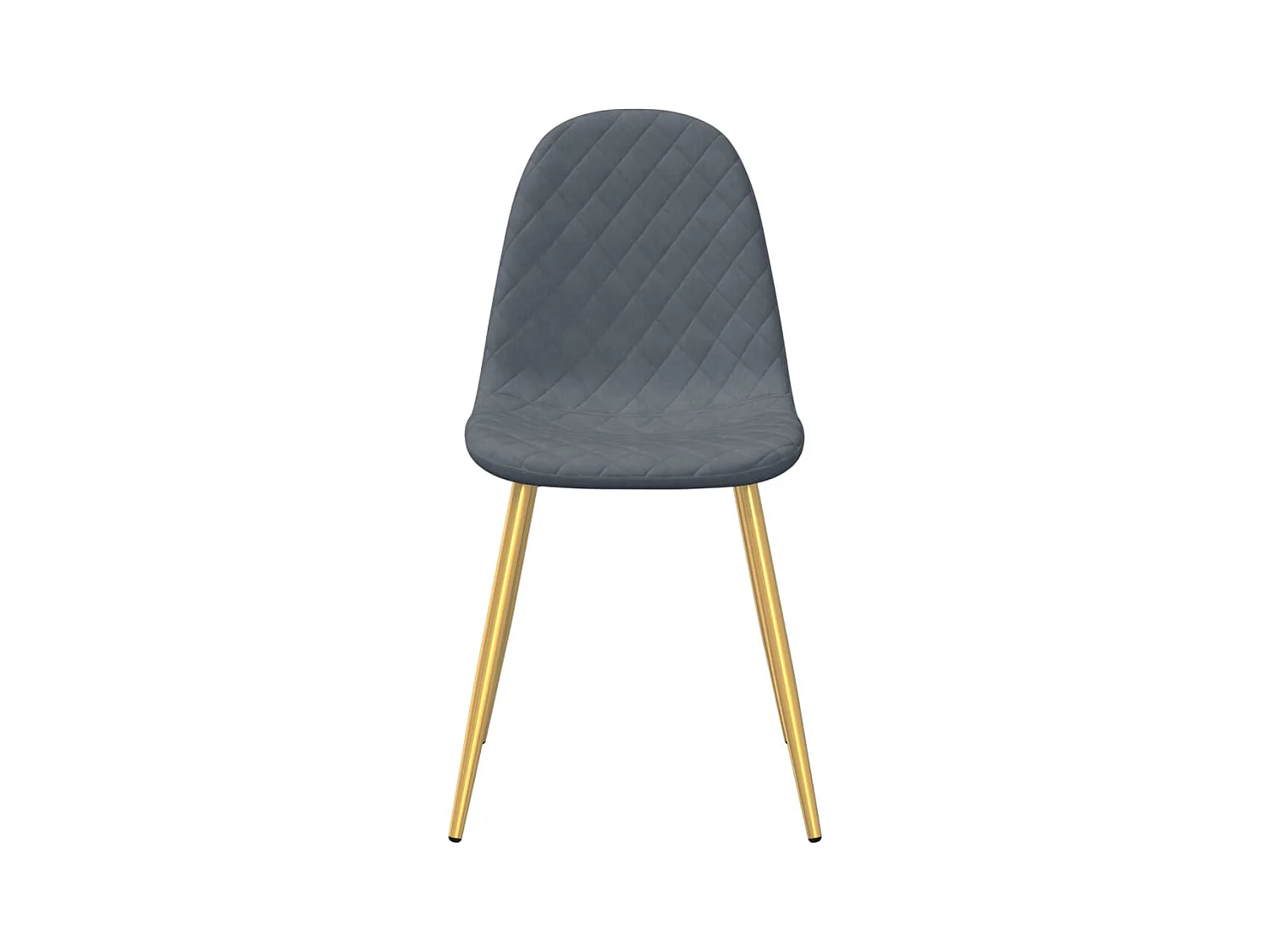 Eetkamerstoelen 6 st fluweel donkergrijs BE645002