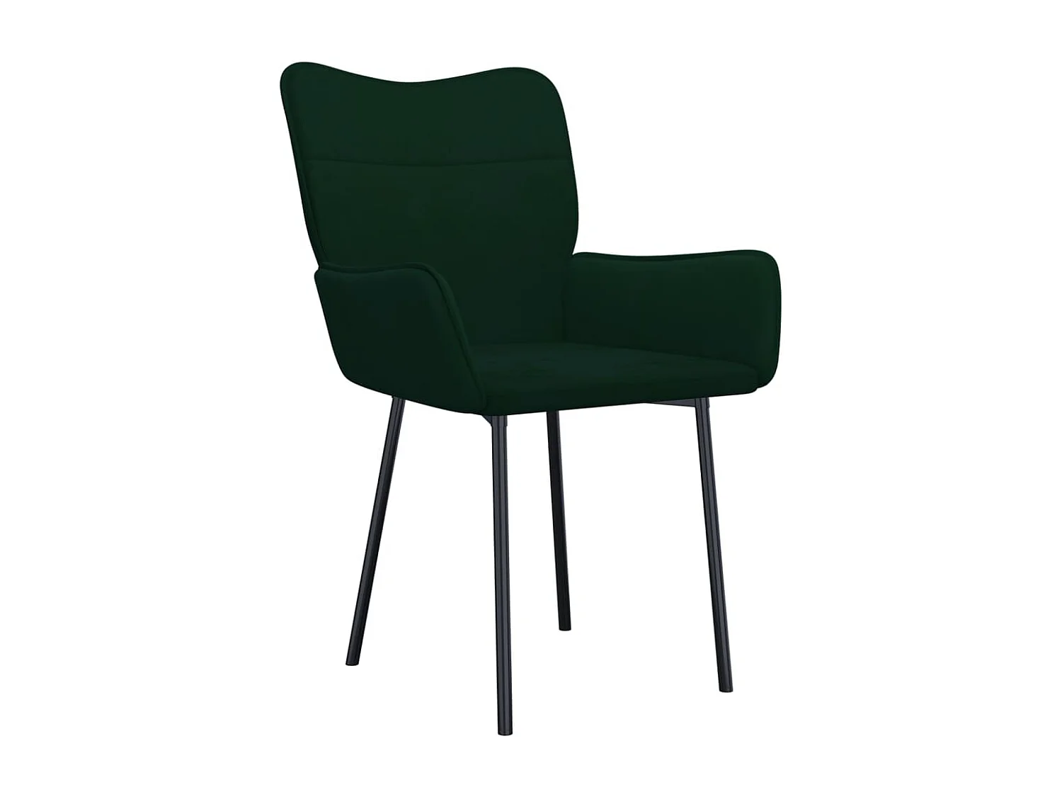 Cadeiras de jantar 2 pcs veludo verde-escuro PT583333