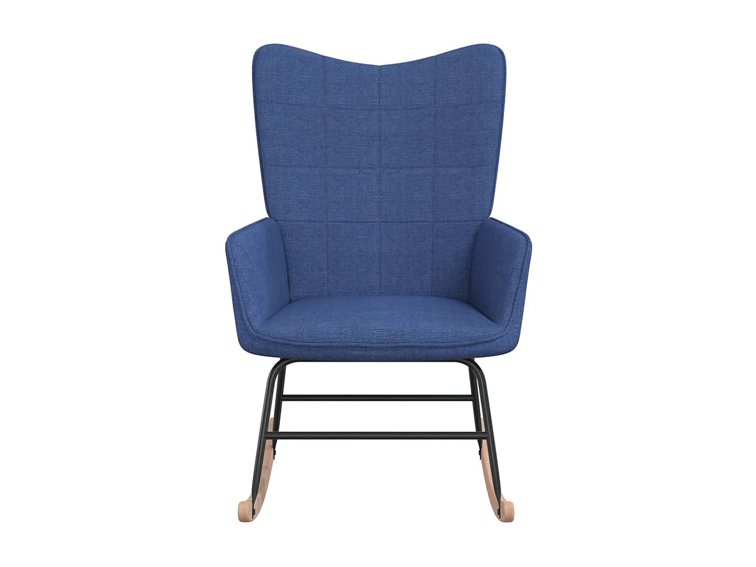 Schommelstoel stof blauw BE640513