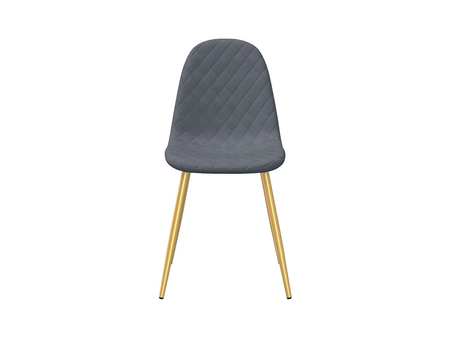 Lot de 6 Chaises à manger vert foncé velours FR91615