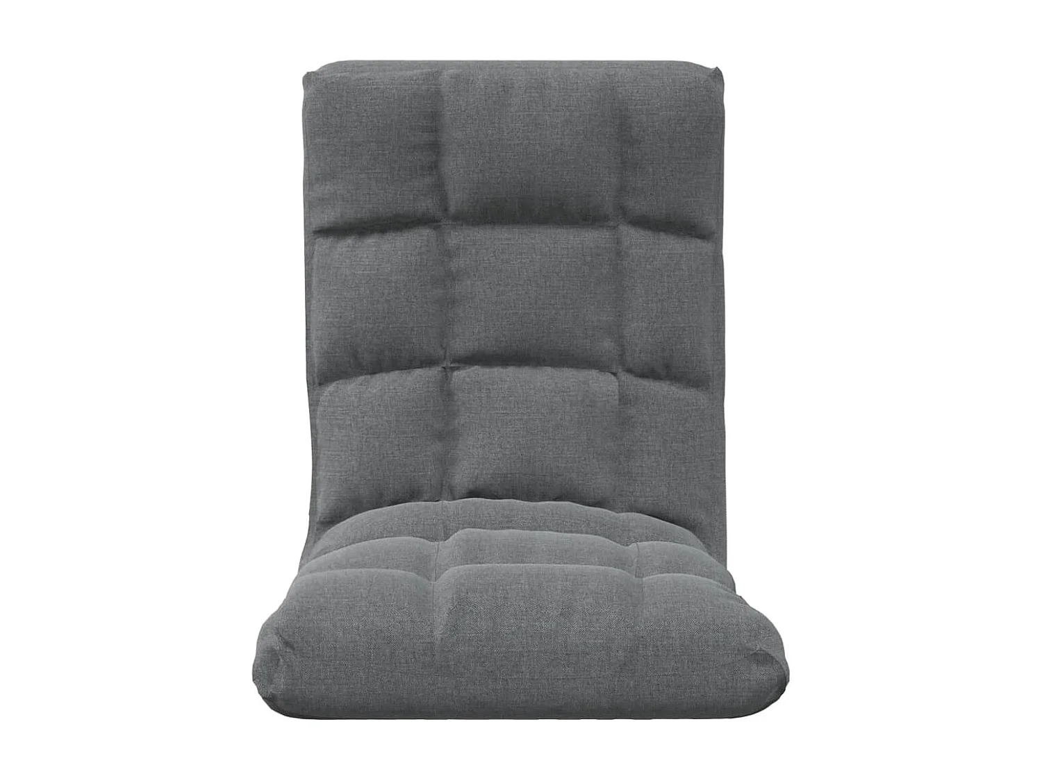 Colchão/cadeira de piso dobrável tecido cinzento-claro PT886614