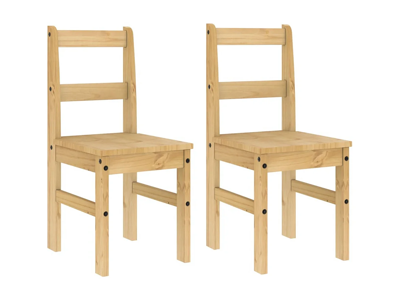 Eetkamerstoelen 2 st Panama 40x46x90 cm grenenhout BE860039