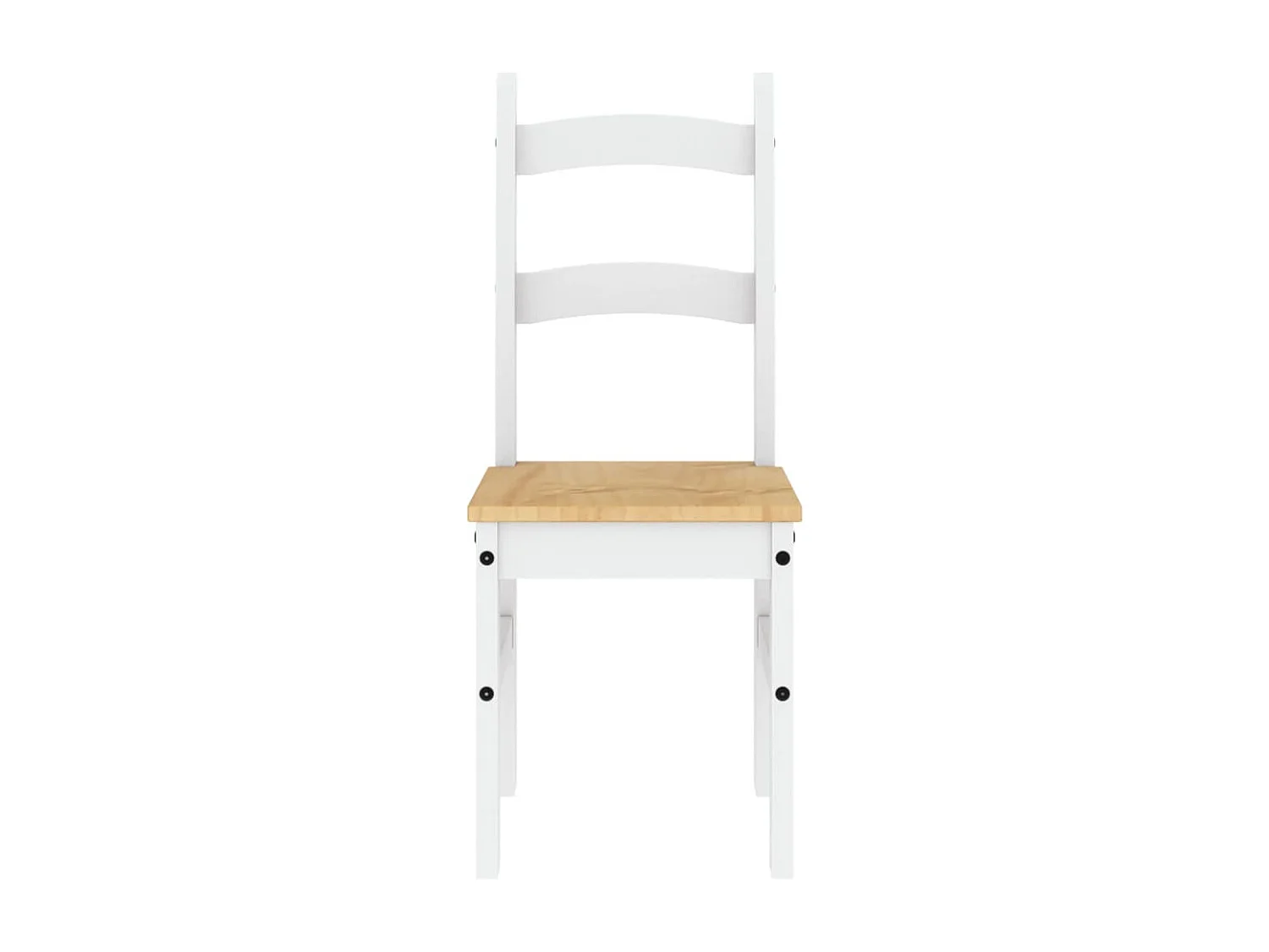 Cadeiras de jantar 2 pcs 40x46x99 cm pinho maciço branco PT812692