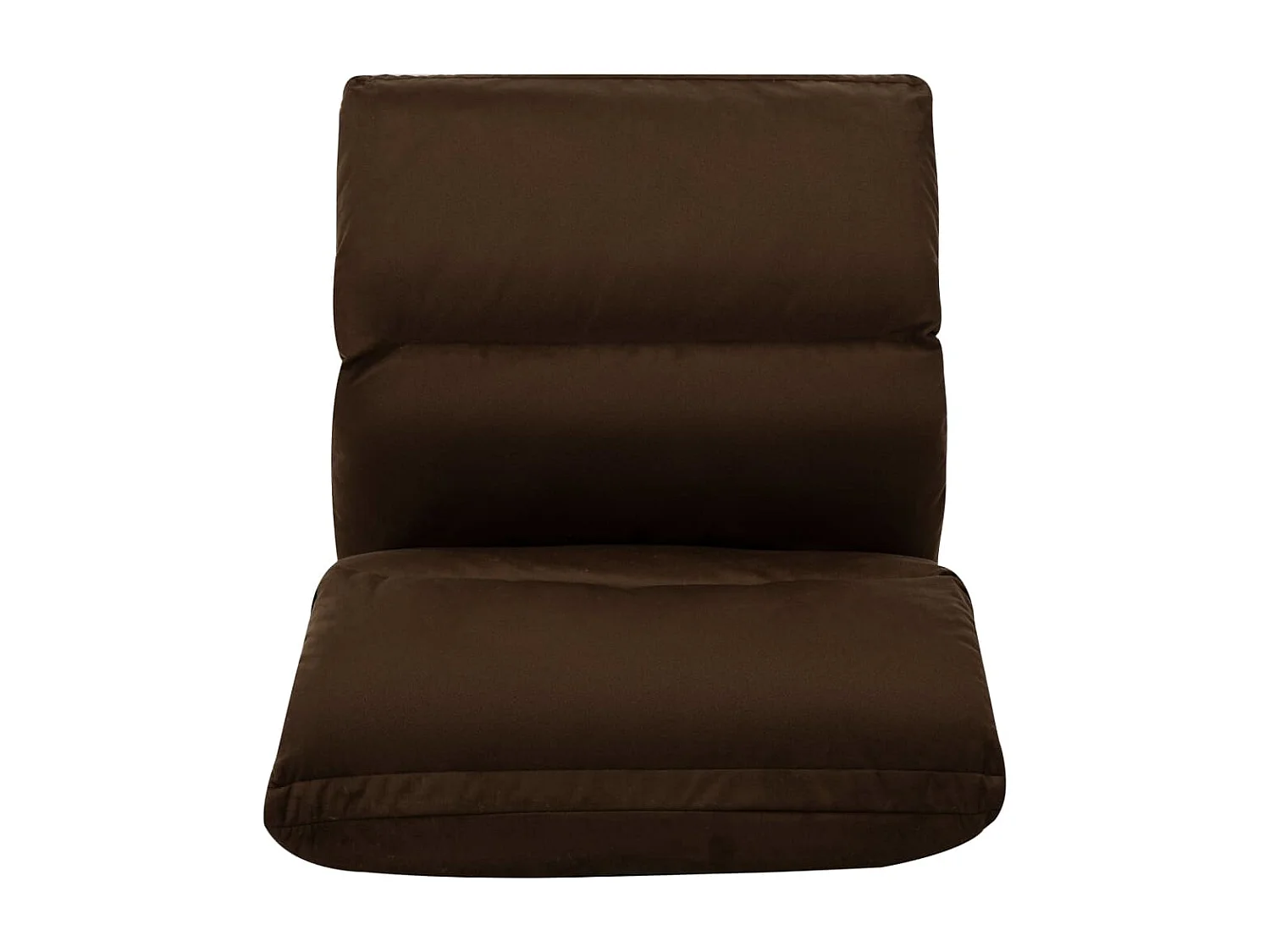 Chaise pliable de sol Marron Microfibre FR61701