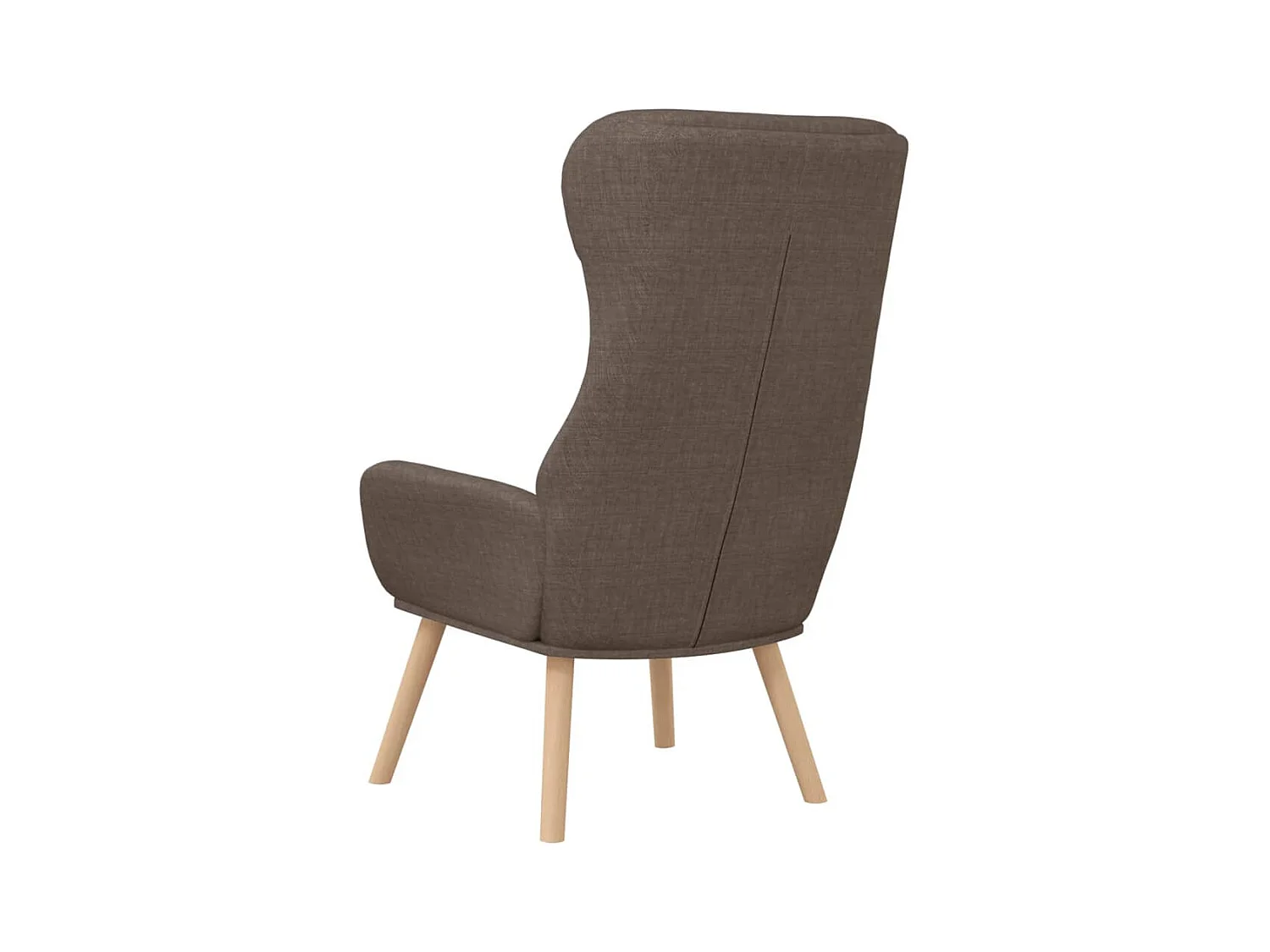 Chaise de relaxation Taupe Tissu FR40093