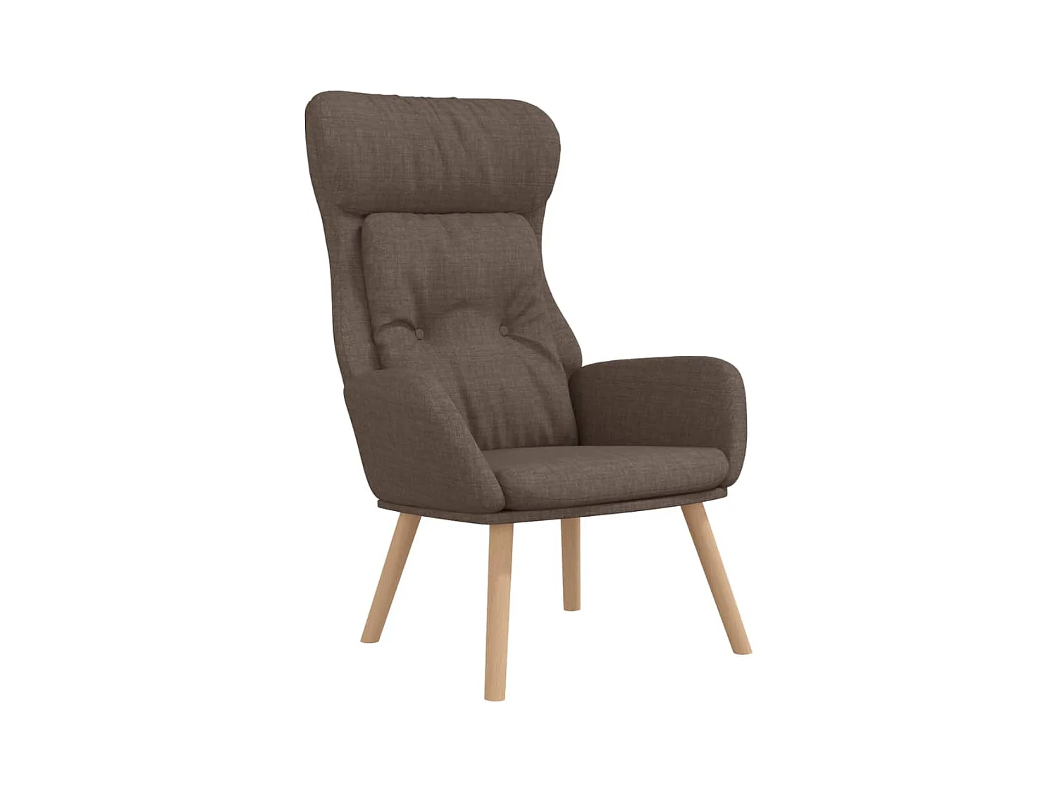 Chaise de relaxation Taupe Tissu FR40093