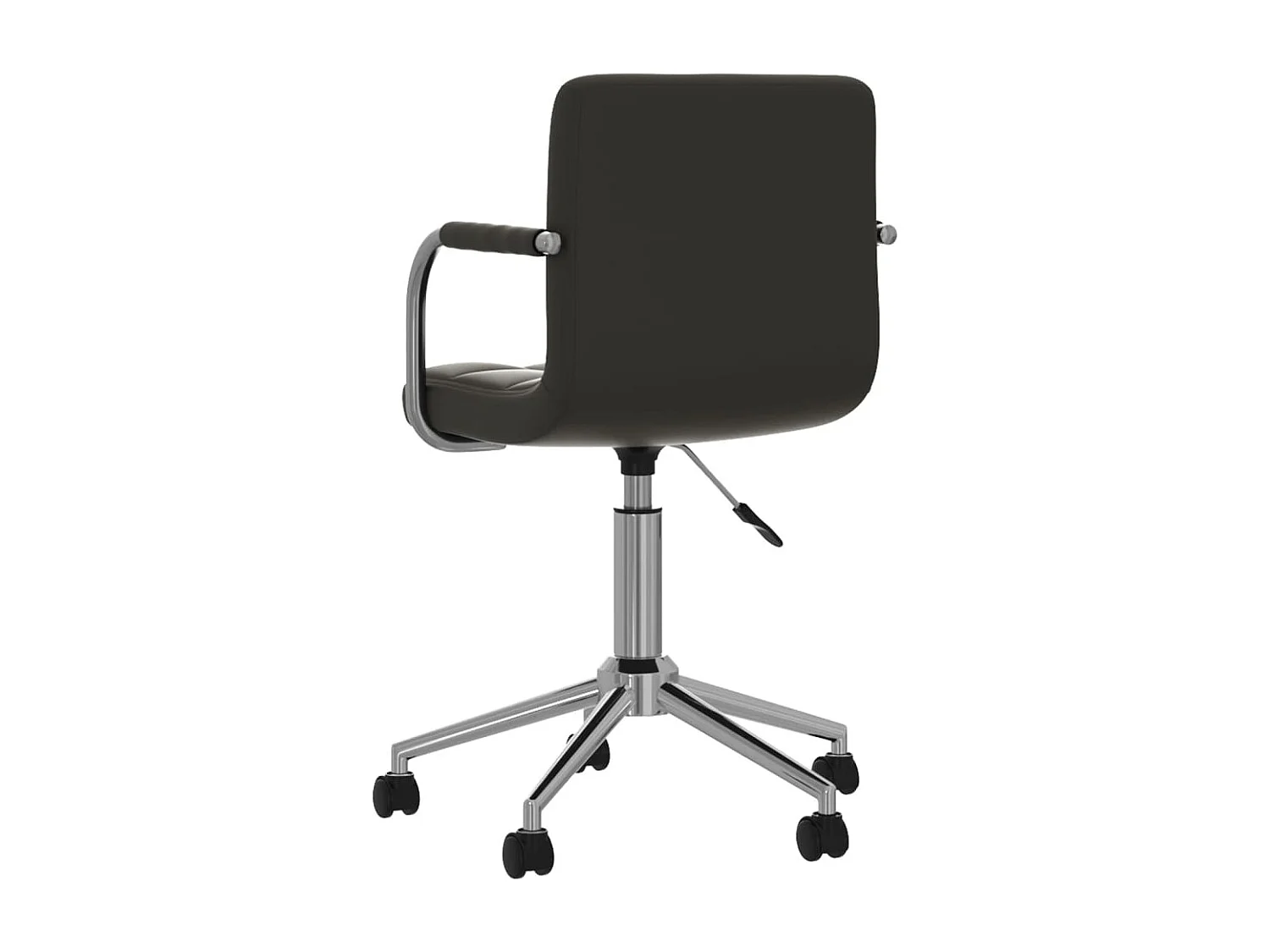 Chaise pivotante de salle à manger Noir Similicuir FR71500