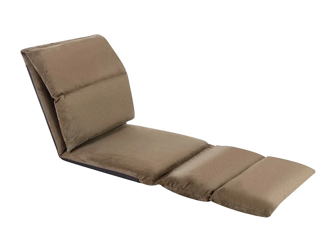 Colchão dobrável microfibra cinzento-acastanhado PT652051