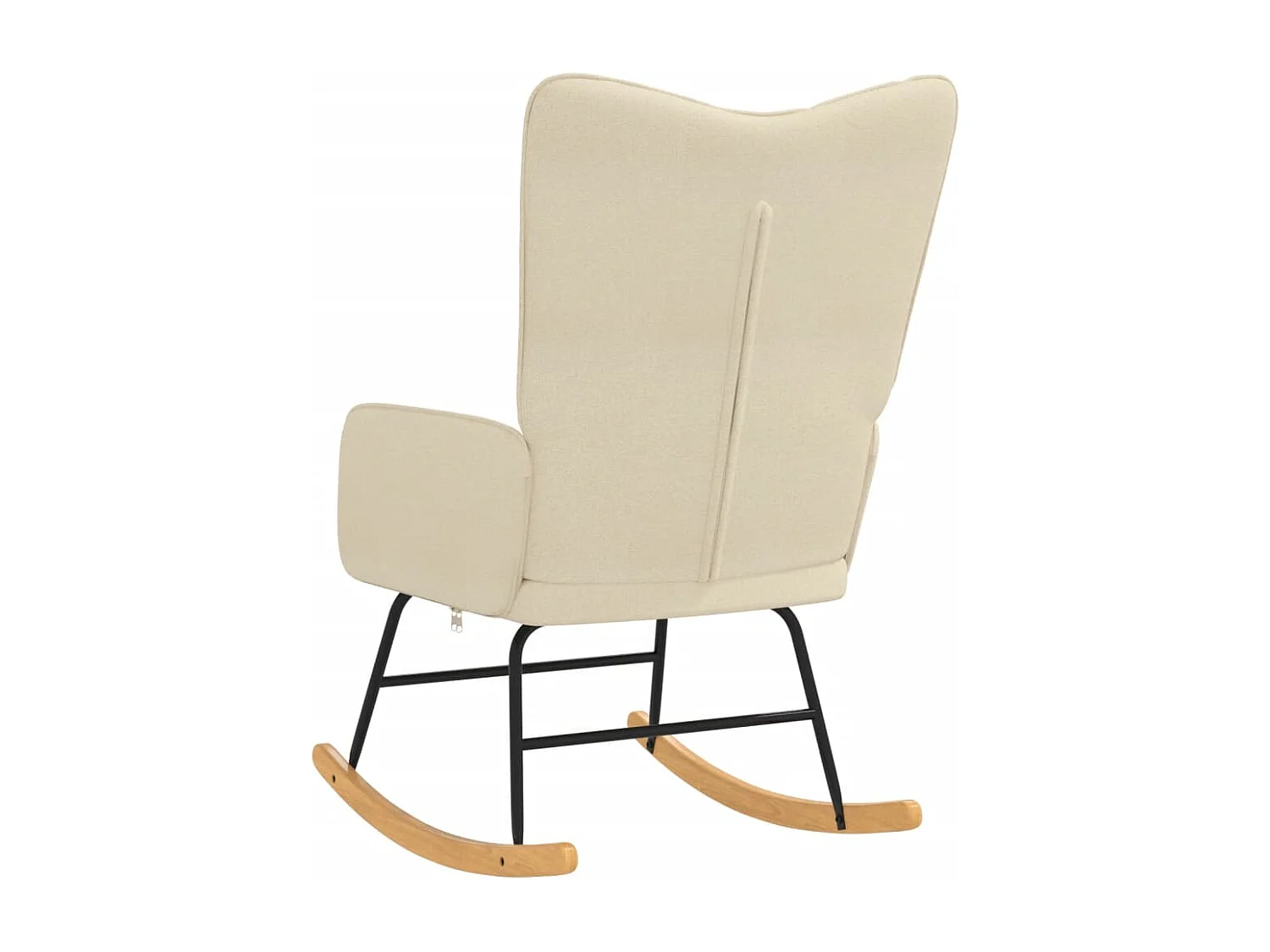 Schommelstoel stof crèmekleurig BE422561