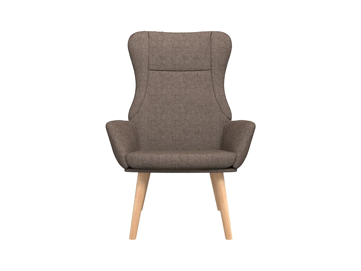Chaise de relaxation Taupe Tissu FR57829