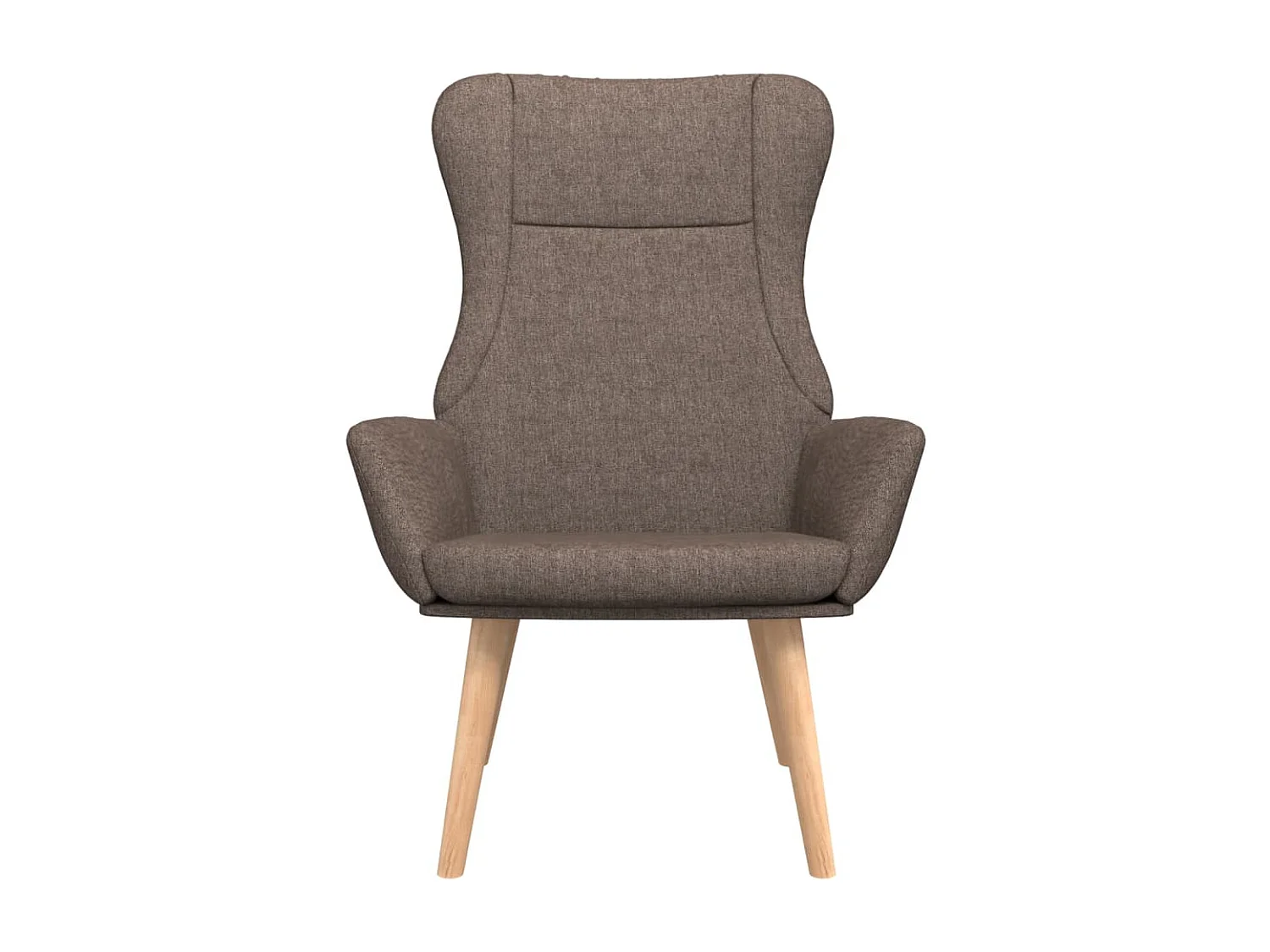 Relaxstoel stof taupe BE540135