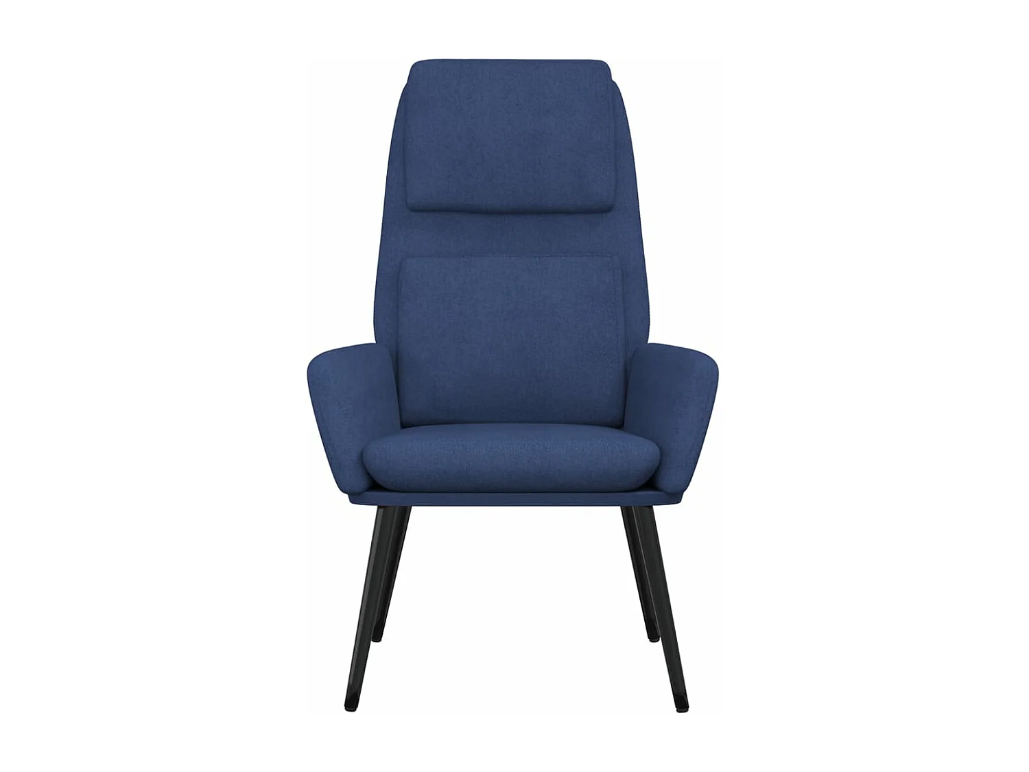 Chaise de relaxation Bleu Tissu FR48010