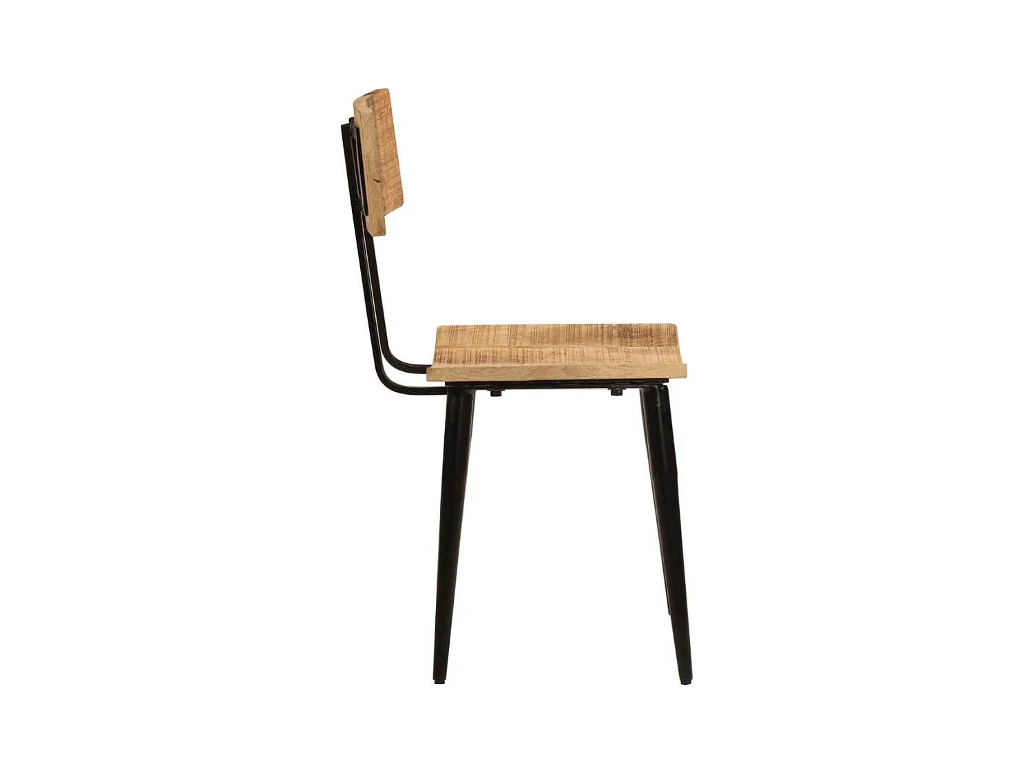 Lot de 2 Chaises à manger 44x40x80 cm Bois de manguier solide FR10826