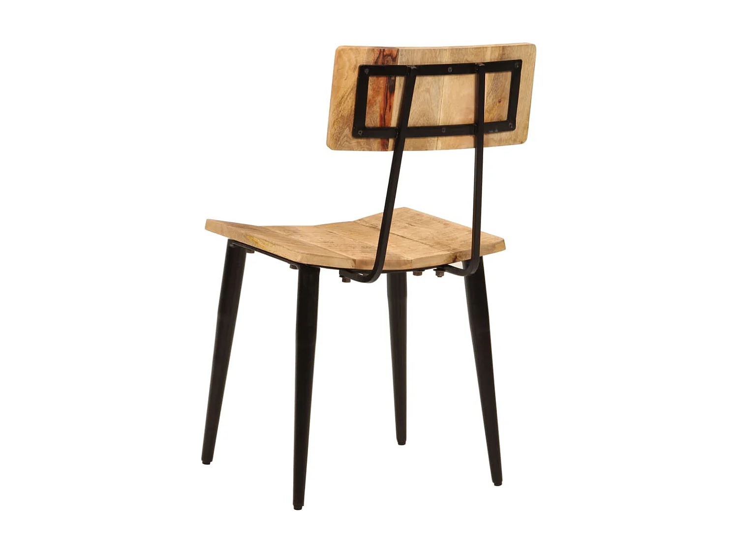 Eetkamerstoelen 2 st 44x40x80 cm massief mangohout BE728427
