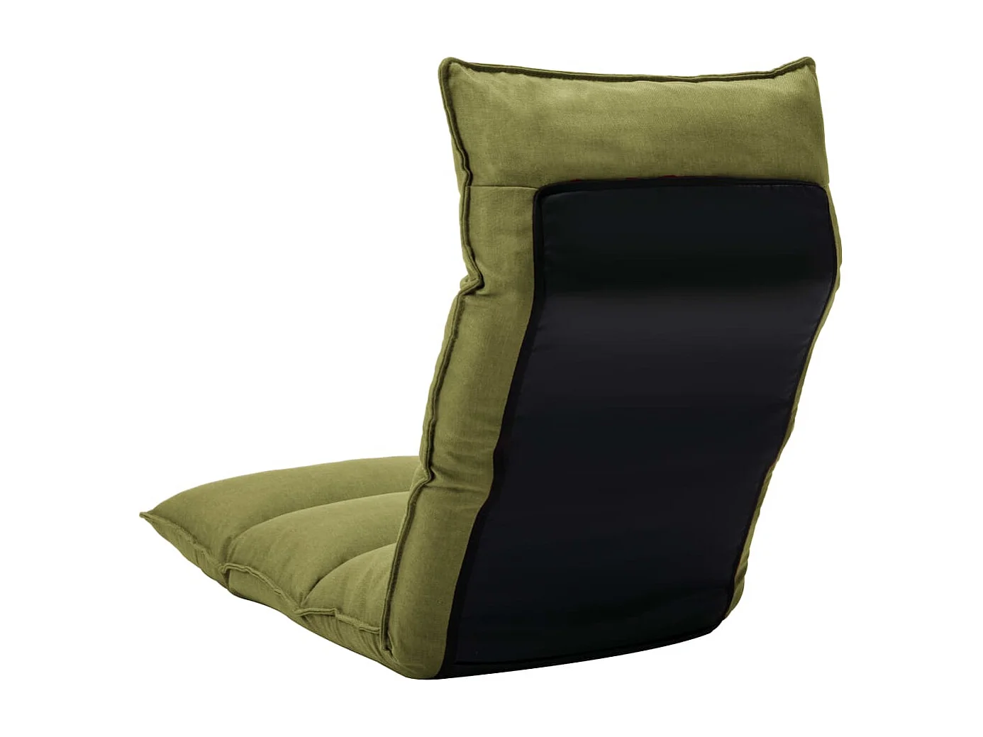 Vloerstoel inklapbaar stof groen BE697074