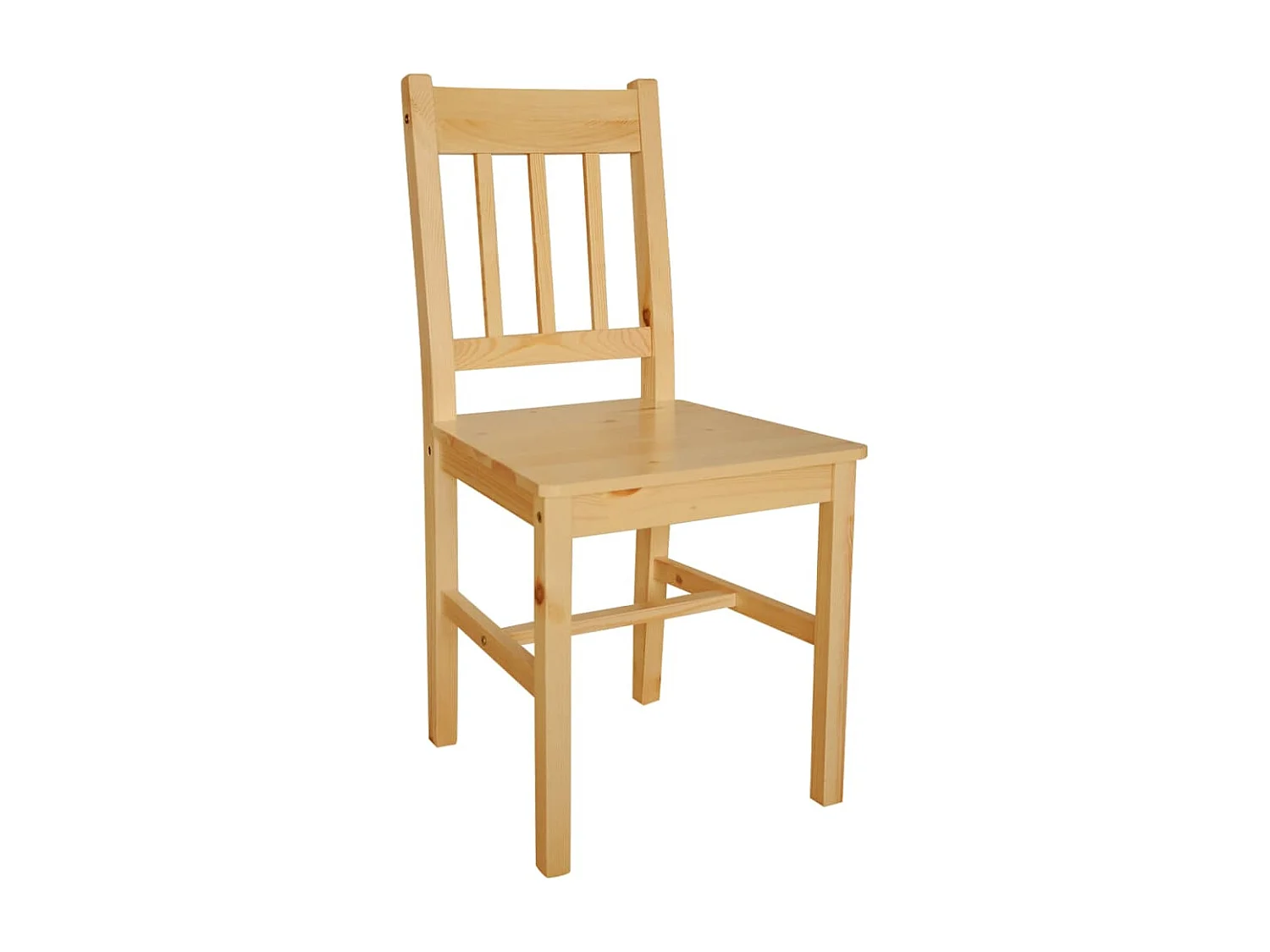 Lot de 2 Chaises à manger bois de pin FR83841