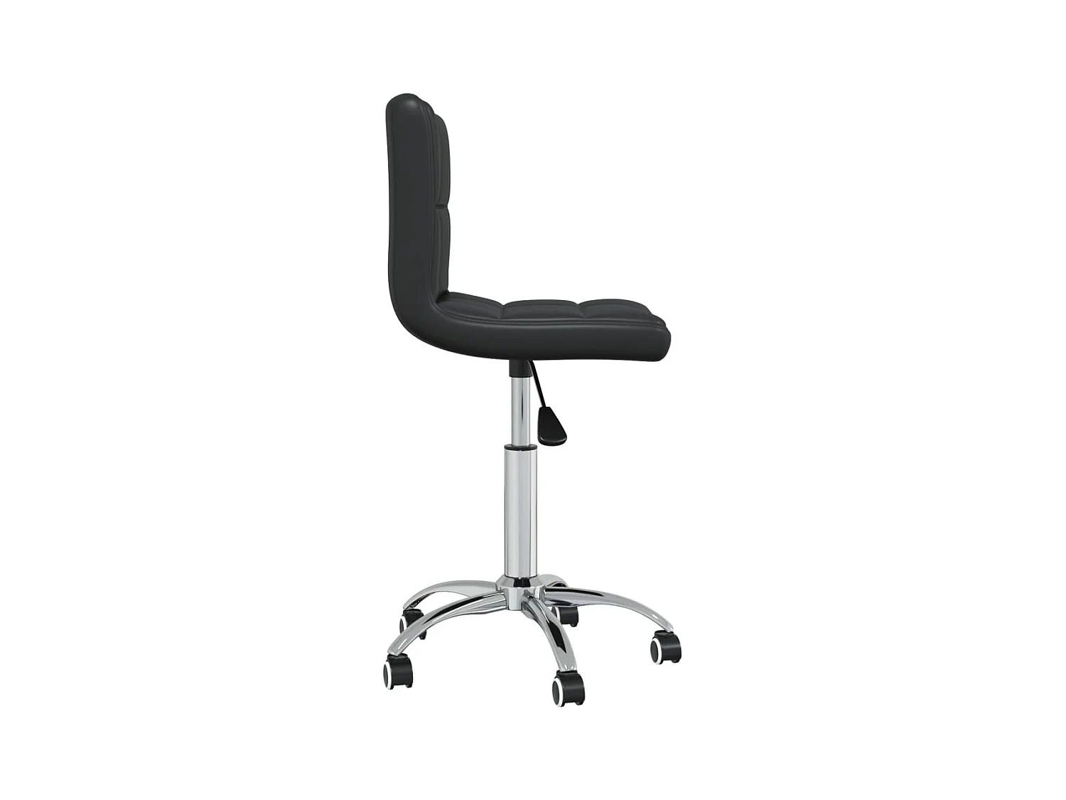 Chaise pivotante de salle à manger Noir Similicuir FR91492