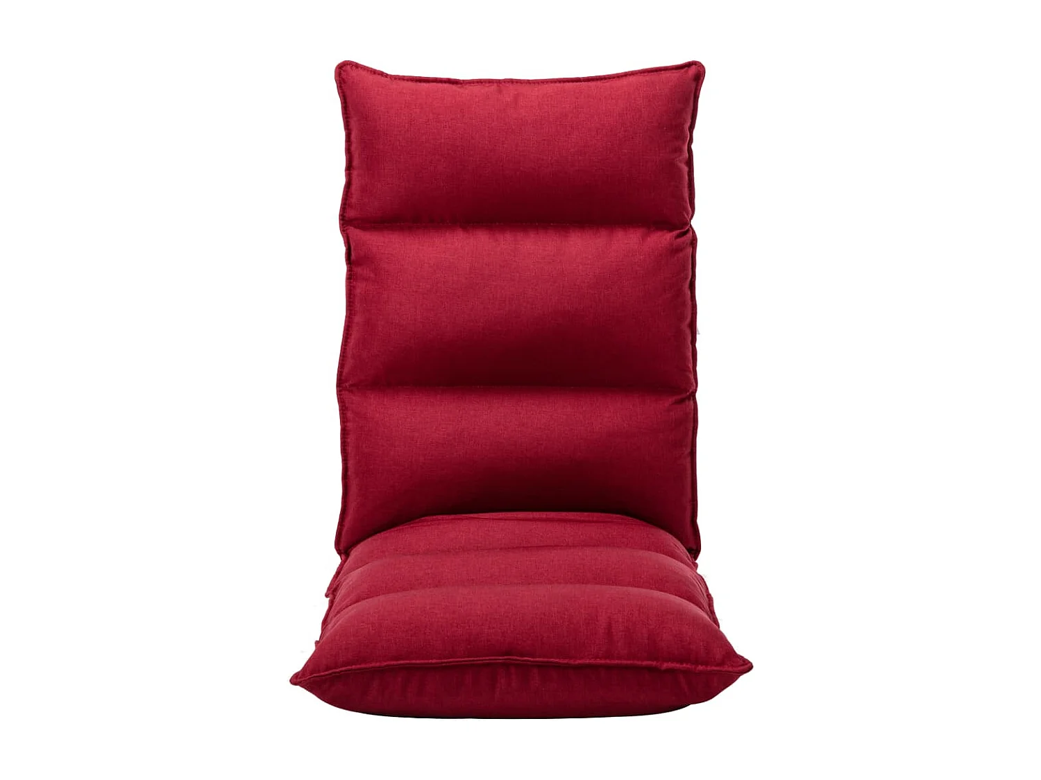 Chaise pliable de sol Rouge bordeaux Tissu FR72318