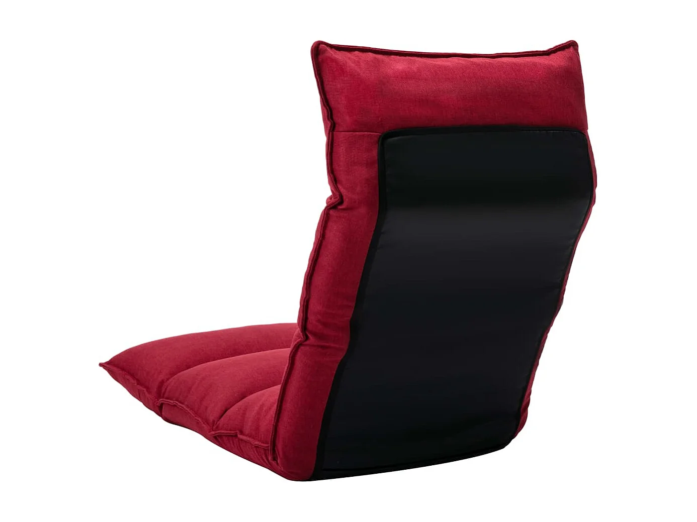 Chaise pliable de sol Rouge bordeaux Tissu FR72318