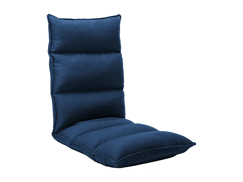 Tumbona de suelo plegable de tela azul ES922521