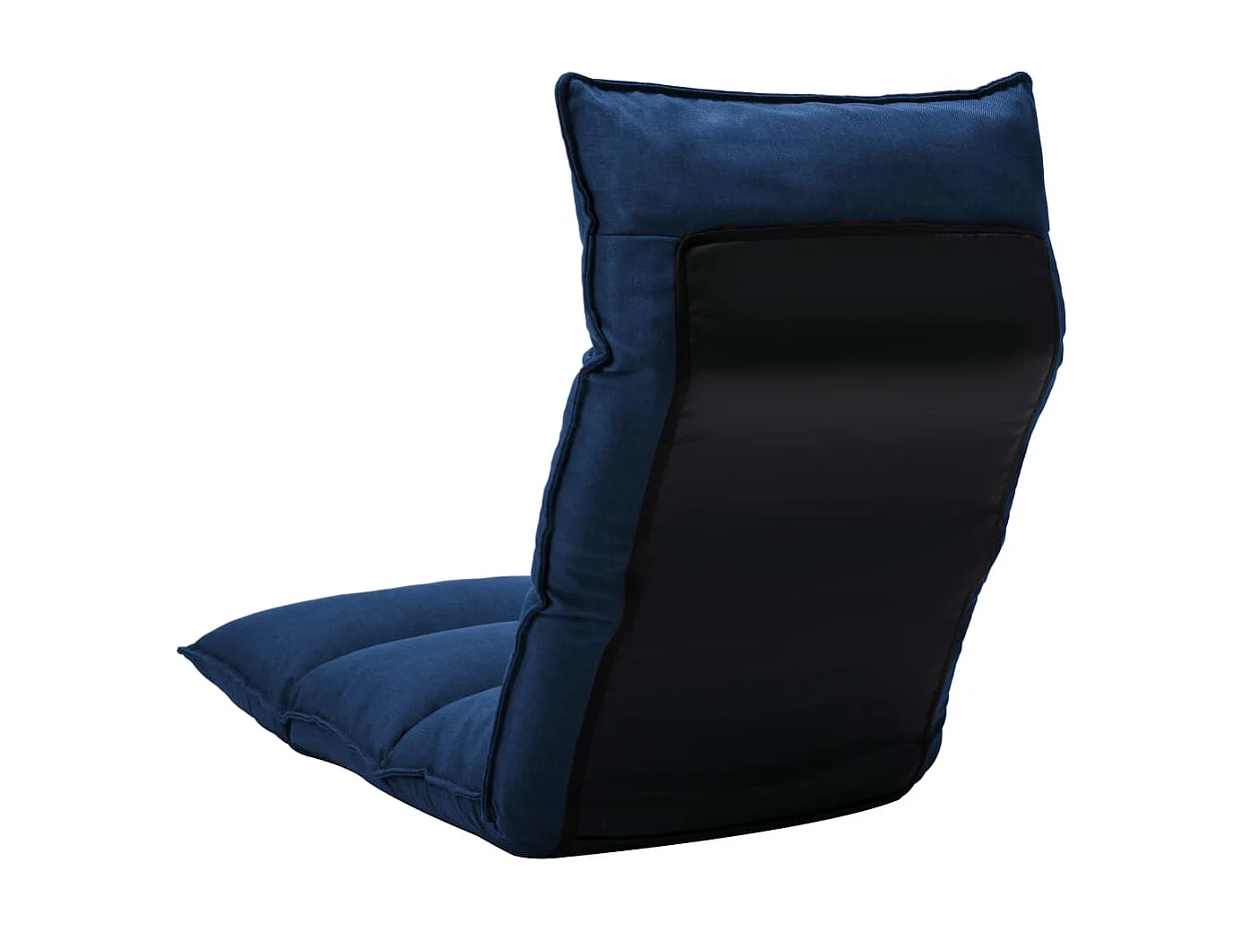 Vloerstoel inklapbaar stof blauw BE460320