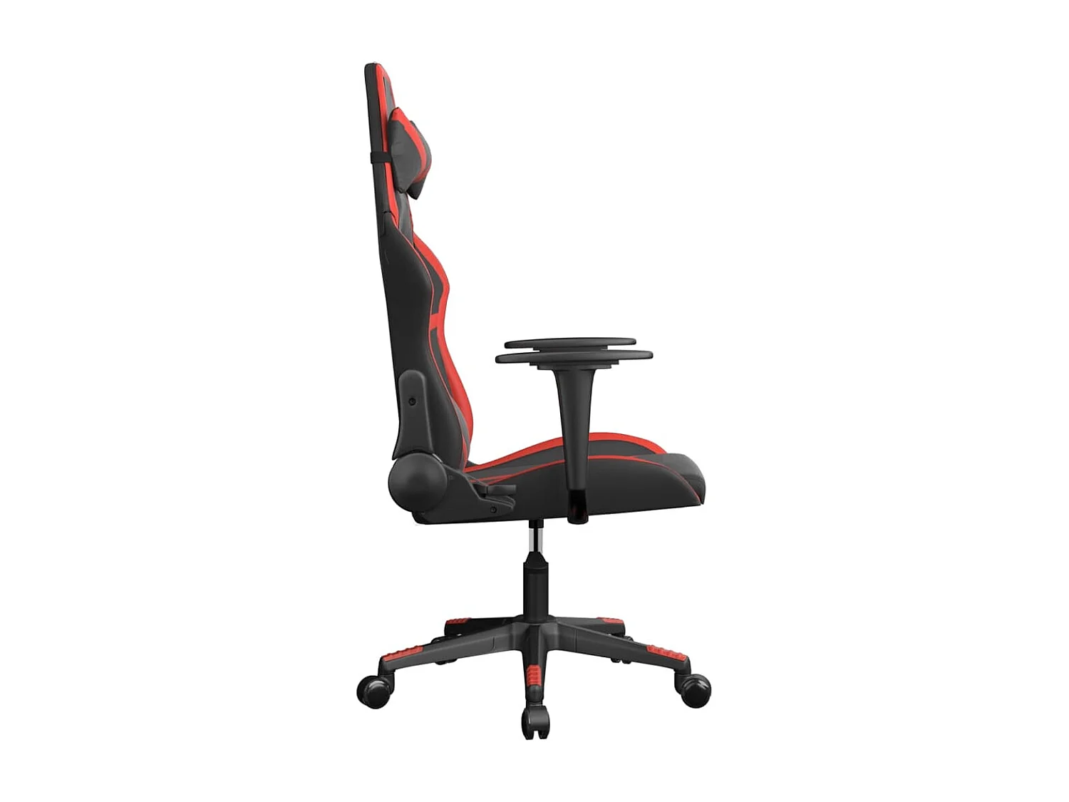 Silla gaming cuero sintético negro y rojo ES316679
