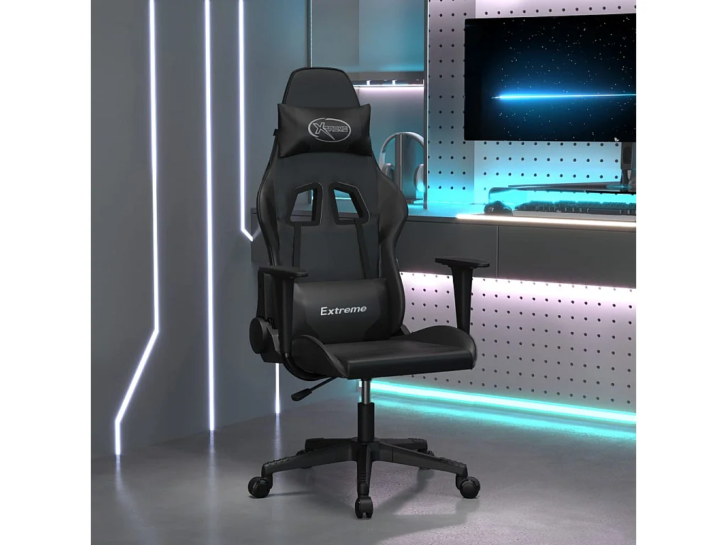 Chaise gaming Noir Similicuir FR30045