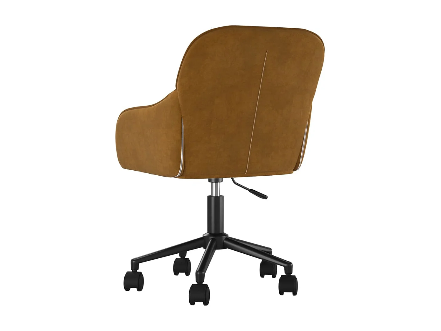 Chaise pivotante de bureau Marron Velours FR60312