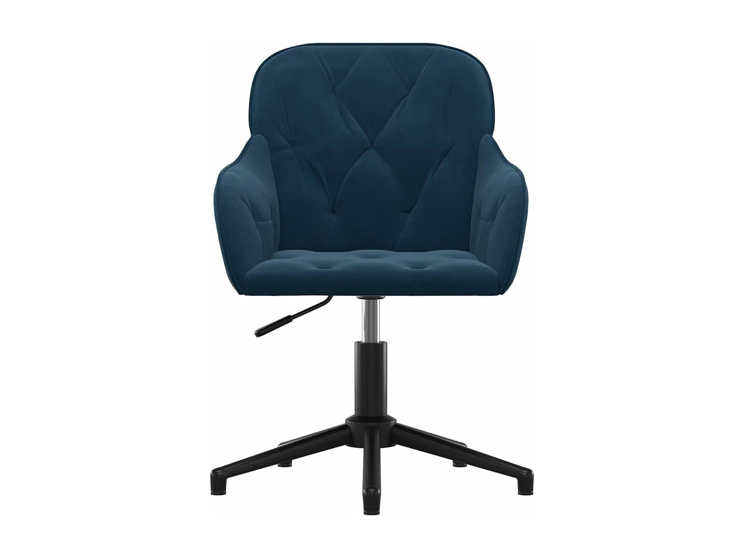 Chaise pivotante de bureau Bleu Velours FR26436