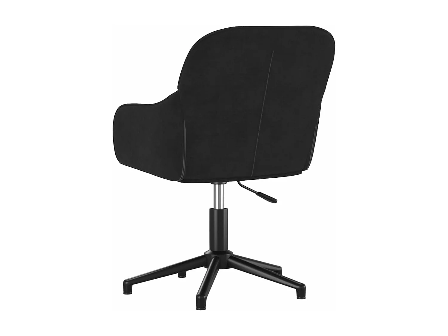 Chaise pivotante de bureau Noir Velours FR77916