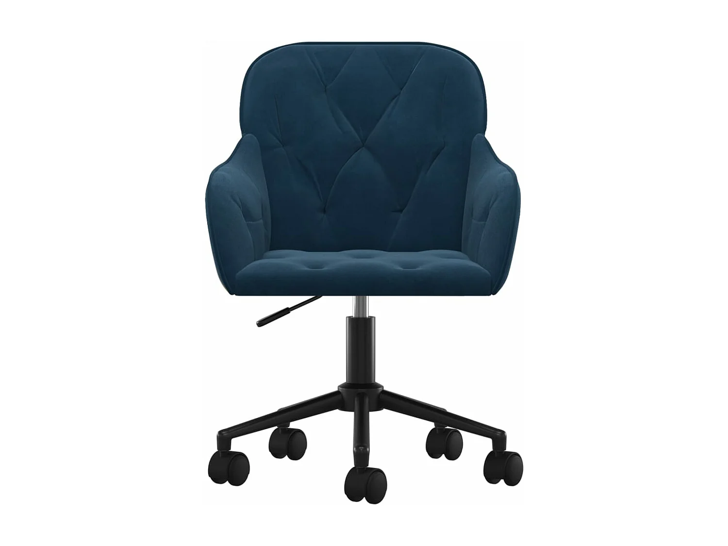 Chaise pivotante de bureau Bleu Velours FR95197
